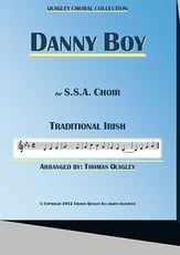 Danny Boy (SSA) SSA choral sheet music cover